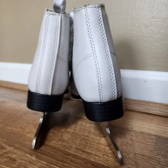 DBX White Girls Ice Skates Size 12J - Picture 11 of 16